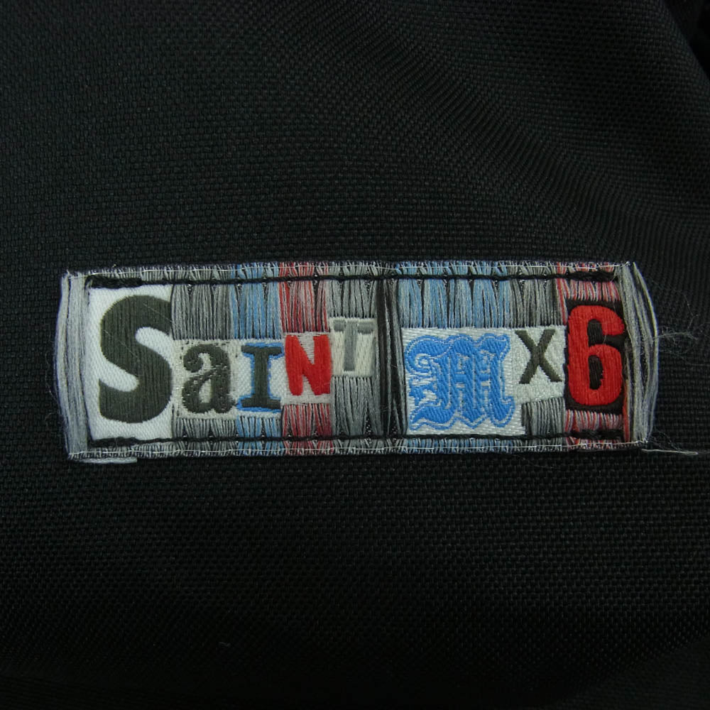SAINT MICHAEL セントマイケル SM-A23-0000-052 BAG BACKPACK M バッグ バックパック リュック ブラック系【中古】
