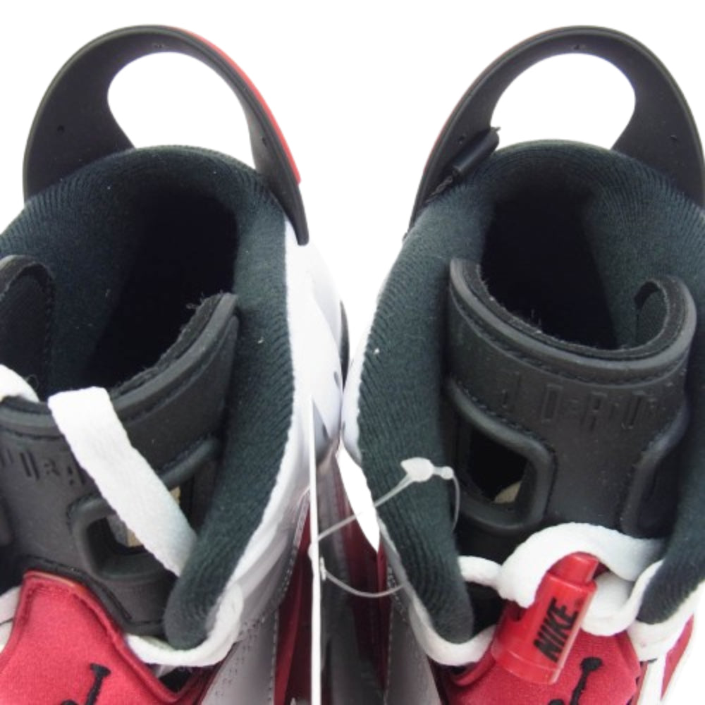 NIKE ナイキ CT8529-106 Air Jordan 6 Carmine (2021) エアジョーダン6  カーマイン (2021) スニーカー ホワイト系 レッド系 26.5cm【新古品】【未使用】【中古】