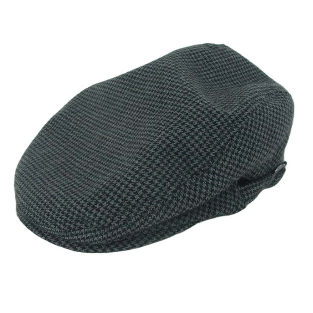 BURBERRY BLACK LABEL バーバリーブラックレーベル BKC52-310-07 千鳥格子 ハンチング キャップ 帽子 グレー系 ブラック系 サイズ表記なし【中古】