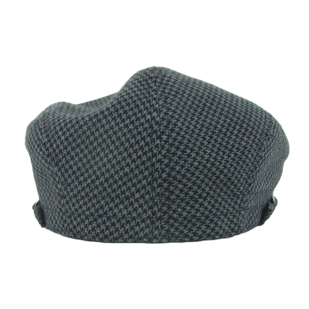 BURBERRY BLACK LABEL バーバリーブラックレーベル BKC52-310-07 千鳥格子 ハンチング キャップ 帽子 グレー系 ブラック系 サイズ表記なし【中古】