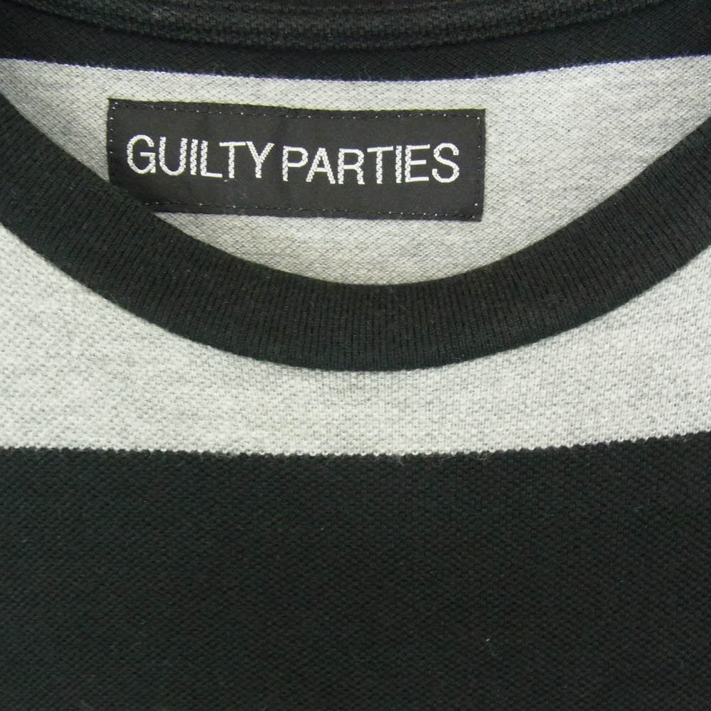 WACKO MARIA ワコマリア 23SS 23SS-WMT-SS01 STRIPED CREW NECK T-SHIRTS ボーダー Tシャツ ブラック系 L【中古】