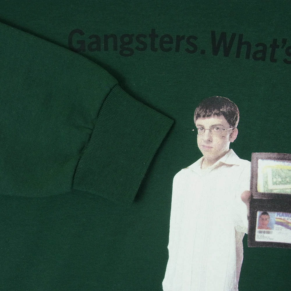 WACKO MARIA ワコマリア SB-WM-SS04 SUPERBAD CREW NECK SWEAT SHIRT TYPE 4 クルーネック トレーナー スウェット シャツ グリーン系 ダークグリーン系 XL【中古】