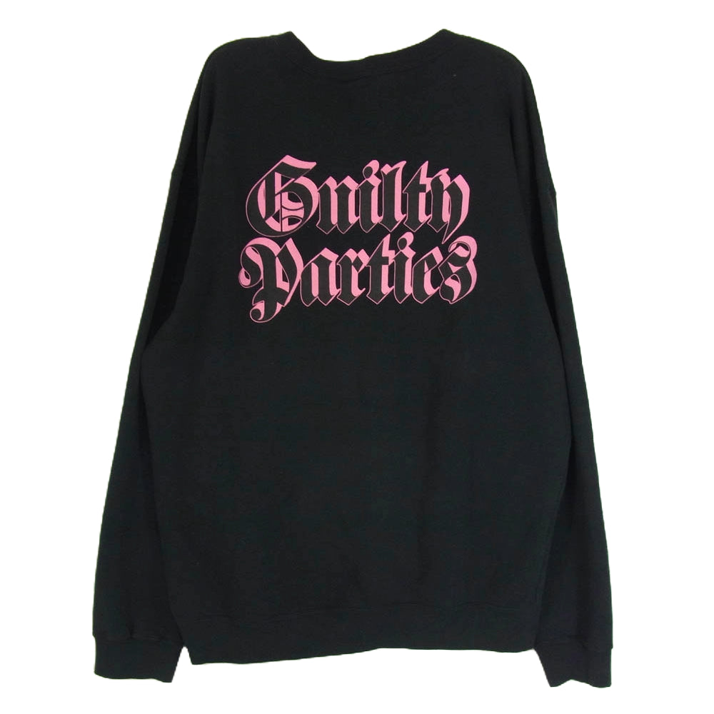 WACKO MARIA ワコマリア バックロゴ スウェット トレーナー ブラック系