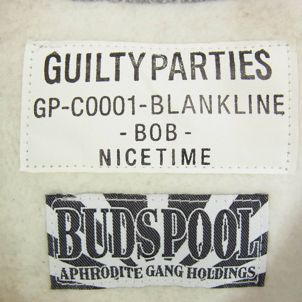 WACKO MARIA ワコマリア GP-C0001-BLANKLINE-BOB BUDSPOOL 舐達麻 APHRODITE GANG アフロディーテ ギャング トレーナー スウェット シャツ グレー系 XL【中古】
