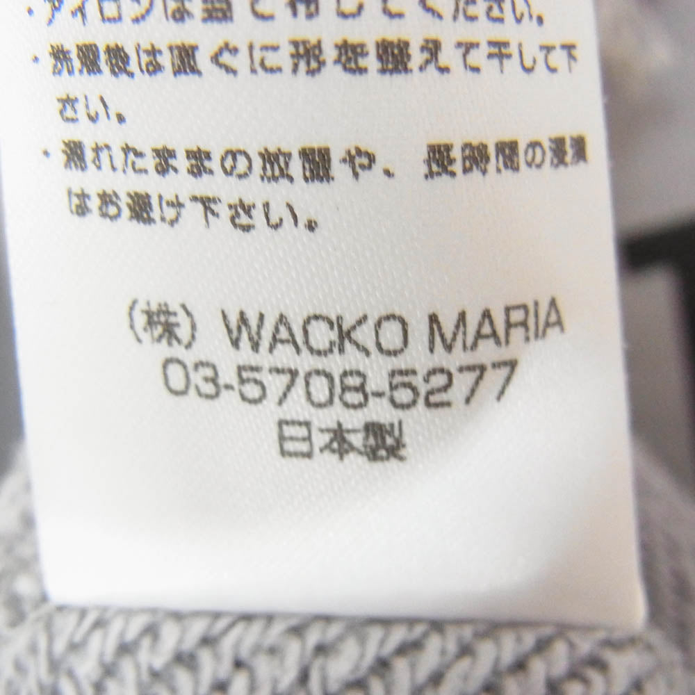 WACKO MARIA ワコマリア 24AW 24FWE-WMC-SS01 MIDDLE WEIGHT PULLOVER HOODED SWEAT SHIRT プルオーバー フーデッド スウェット パーカー グレー系 L【美品】【中古】