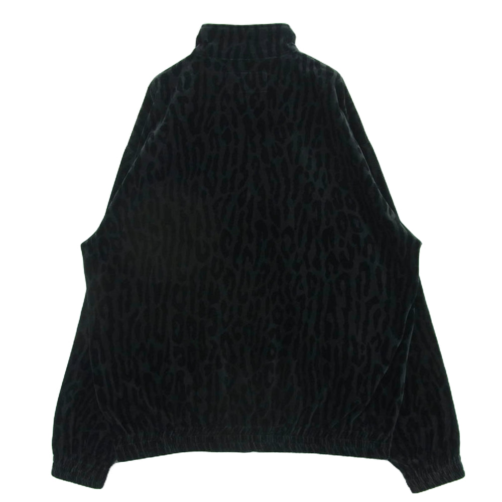 WACKO MARIA ワコマリア LEOPARD VELVET JACKET レオパード ベルベッド ジャケット ブラック系 ダークグレー系 M【中古】
