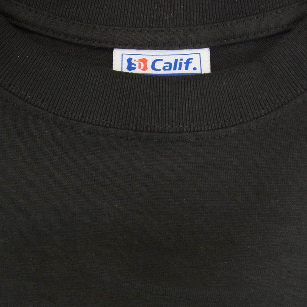 STANDARD CALIFORNIA スタンダードカリフォルニア HEAVY-T ロゴ 半袖 カットソー Tシャツ ブラック系 XL【中古】