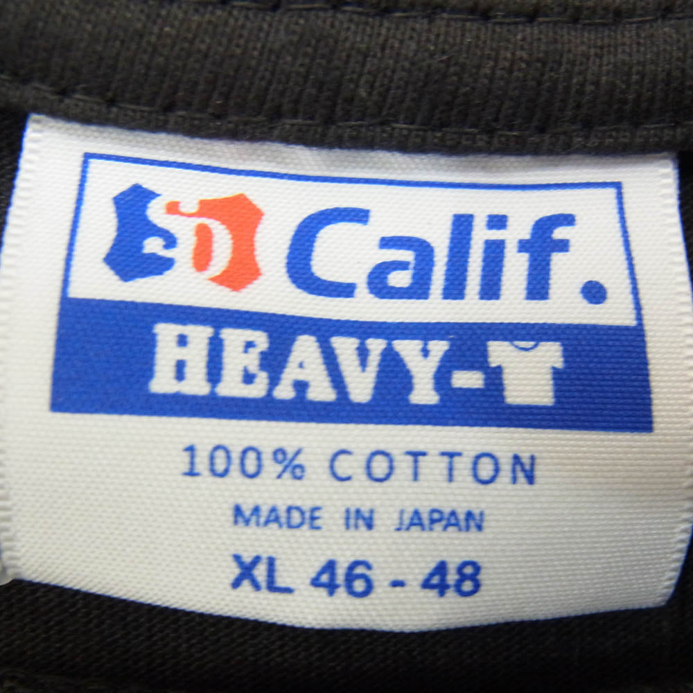 STANDARD CALIFORNIA スタンダードカリフォルニア HEAVY-T ロゴ 半袖 カットソー Tシャツ ブラック系 XL【中古】