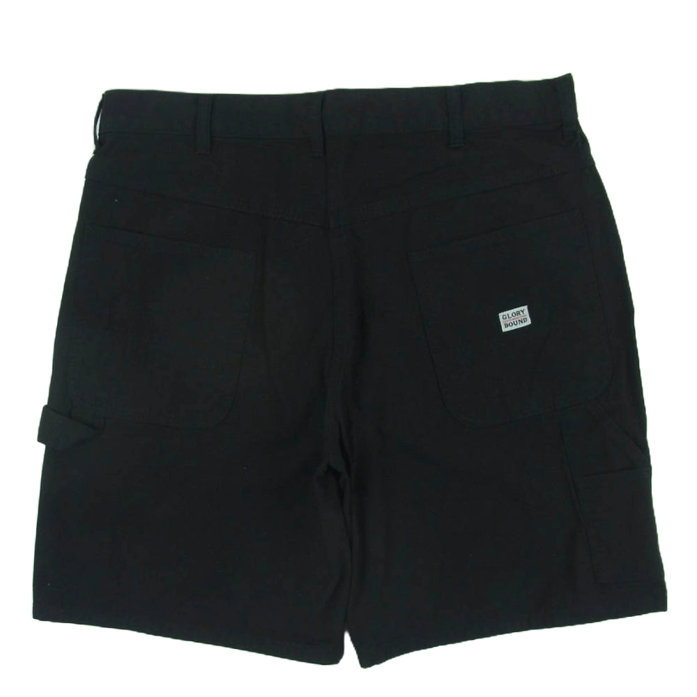 COOTIE クーティー CTE-21S113 Hard Twist Yarm Canvas Painter Shorts ハーフ パンツ ショーツ ブラック系 L【美品】【中古】