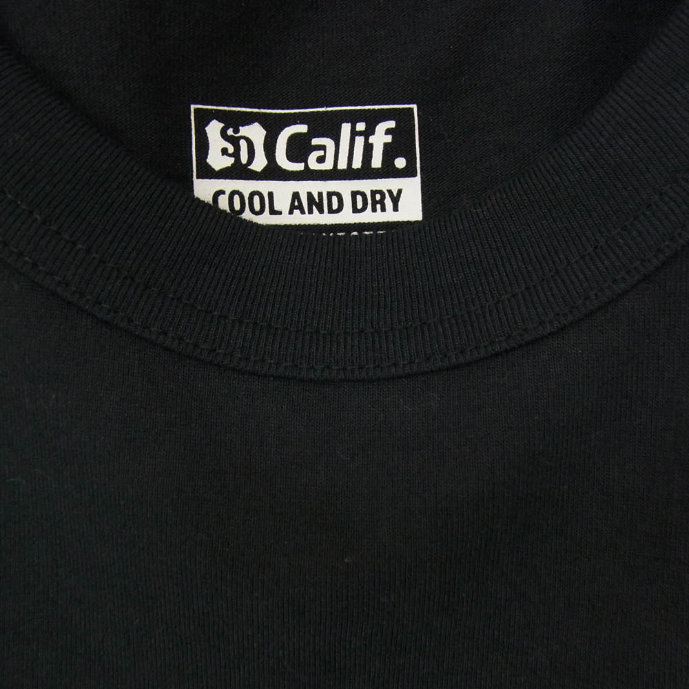 STANDARD CALIFORNIA スタンダードカリフォルニア SD Calif ロゴ ロングスリーブ カットソー 長袖 Tシャツ ブラック系 L【中古】