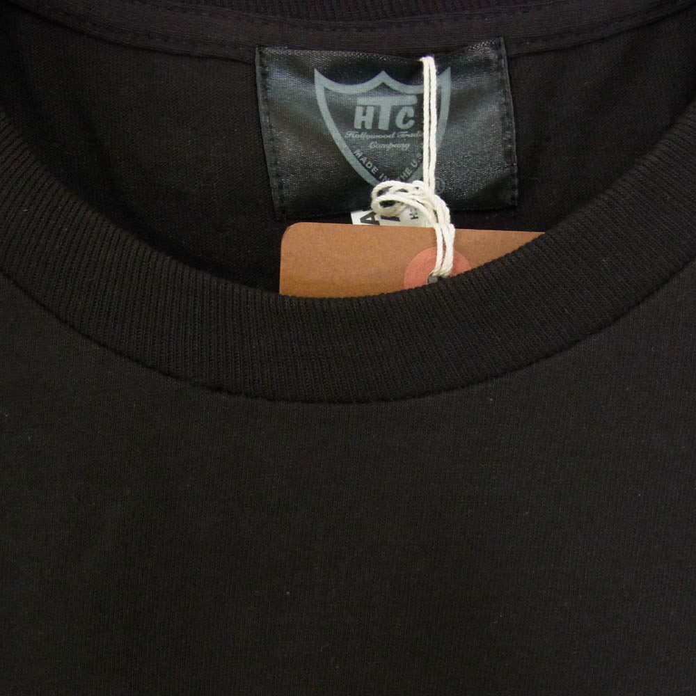 STANDARD CALIFORNIA スタンダードカリフォルニア ×HTC SD LOGO LS 長袖 Tシャツ ロングスリーブ カットソー ブラック系 L【新古品】【未使用】【中古】