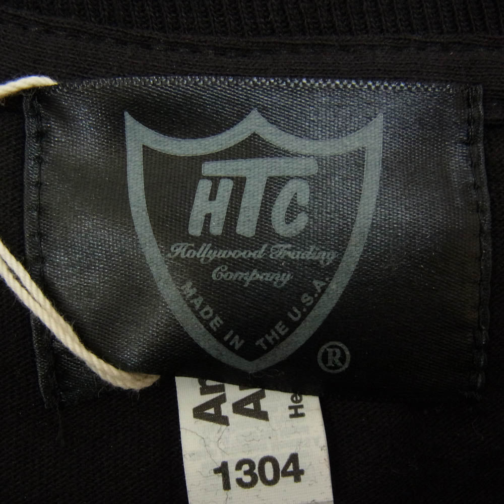 STANDARD CALIFORNIA スタンダードカリフォルニア ×HTC SD LOGO LS 長袖 Tシャツ ロングスリーブ カットソー ブラック系 L【新古品】【未使用】【中古】