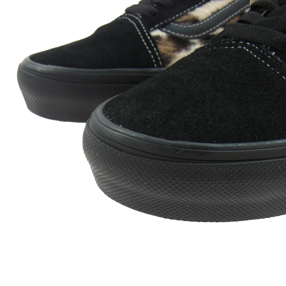 Supreme シュプリーム 23AW VN0A5FCBBM8 × VANS バンズ SKATE OLD SKOOL LEOPARD スケート オールドスクール レオパード スニーカー ブラック系 27.5cm【新古品】【未使用】【中古】
