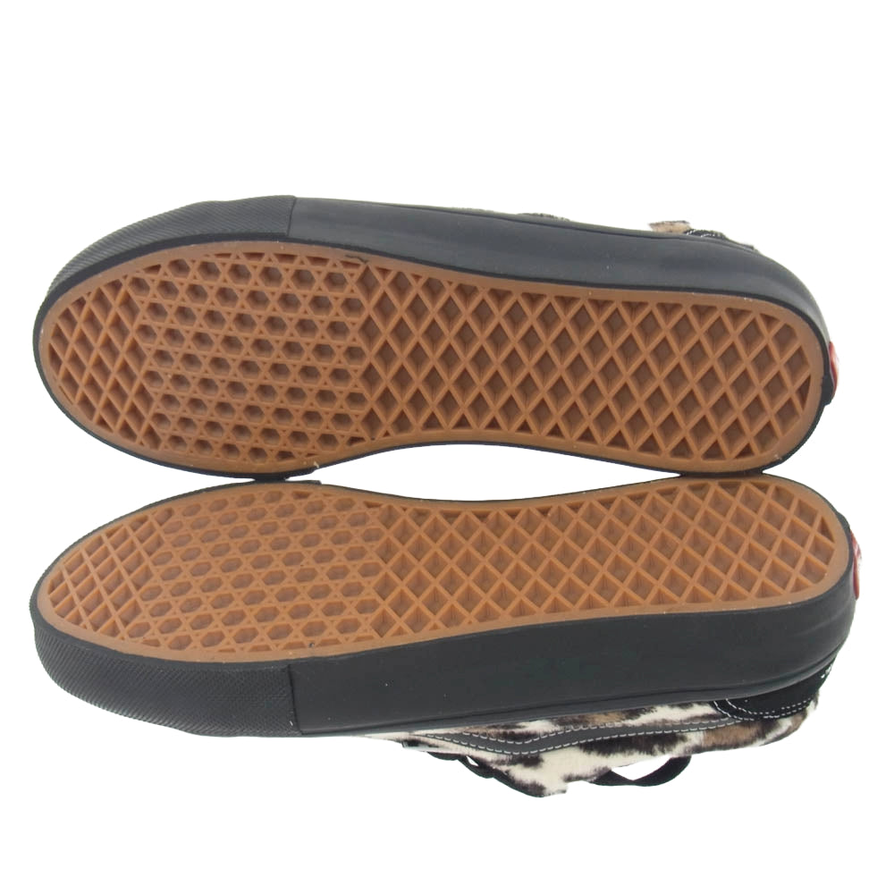 Supreme シュプリーム 23AW VN0A5FCBBM8 × VANS バンズ SKATE OLD SKOOL LEOPARD スケート オールドスクール レオパード スニーカー ブラック系 27.5cm【新古品】【未使用】【中古】