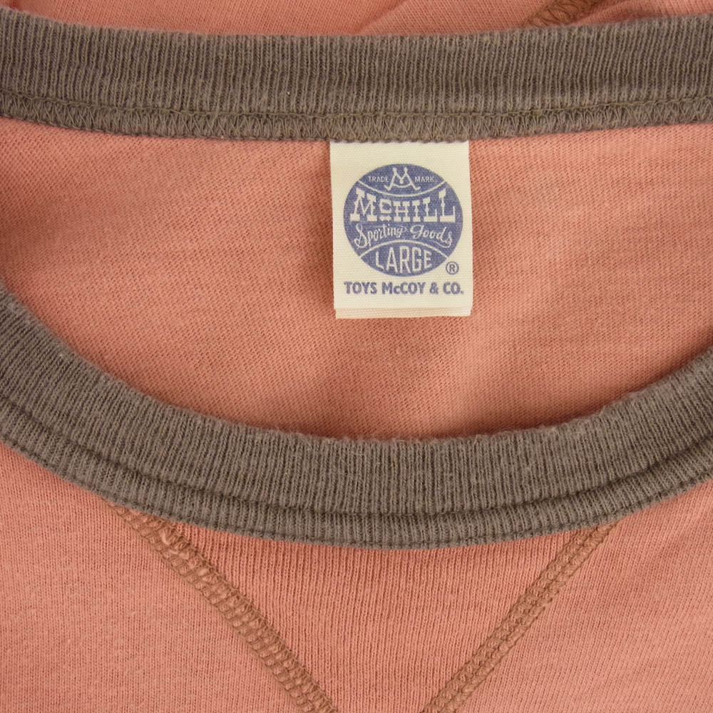 The REAL McCOY'S ザリアルマッコイズ TOY'S MCCOY トイズマッコイ US AIR FORCE ピンク 半袖 Tシャツ ピンク系 L【中古】