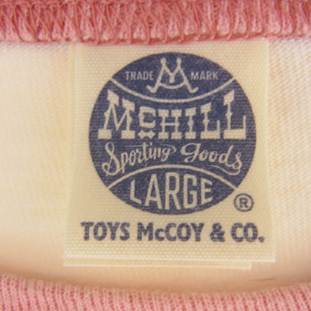 The REAL McCOY'S ザリアルマッコイズ TOY'S MCCOY トイズマッコイ ジョンソン モーター 半袖 Tシャツ オフホワイト系 L【中古】