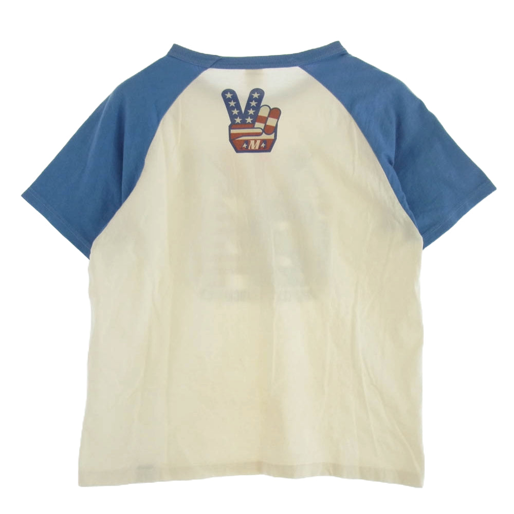 The REAL McCOY'S ザリアルマッコイズ TOY'S MCCOY トイズマッコイ AMA 84 半袖 Tシャツ オフホワイト系 L【中古】