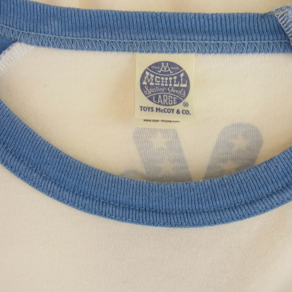 The REAL McCOY'S ザリアルマッコイズ TOY'S MCCOY トイズマッコイ AMA 84 半袖 Tシャツ オフホワイト系 L【中古】
