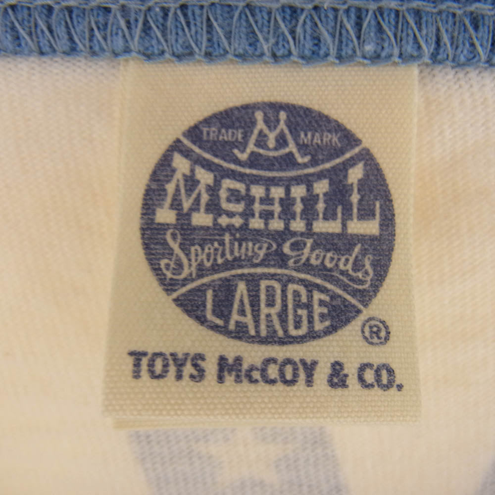 The REAL McCOY'S ザリアルマッコイズ TOY'S MCCOY トイズマッコイ AMA 84 半袖 Tシャツ オフホワイト系 L【中古】