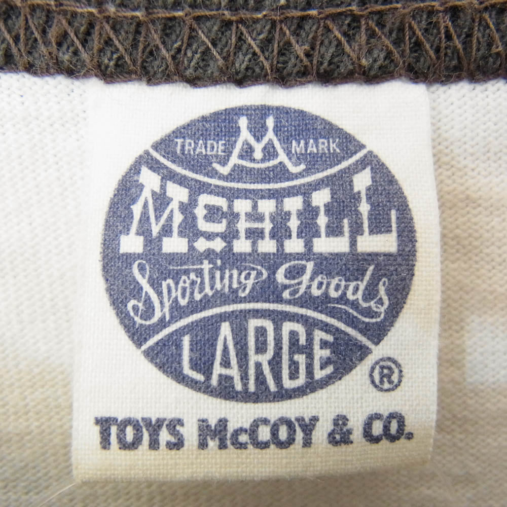 The REAL McCOY'S ザリアルマッコイズ TOY'S MCCOY トイズマッコイ BECK ラグラン ブラック 半袖 Tシャツ ブラック系 L【中古】