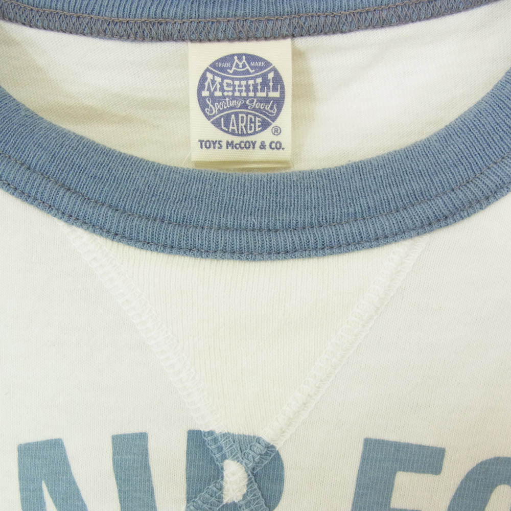 The REAL McCOY'S ザリアルマッコイズ TOY'S MCCOY トイズマッコイ US AIR FORCE 半袖 Tシャツ ホワイト系 L【中古】