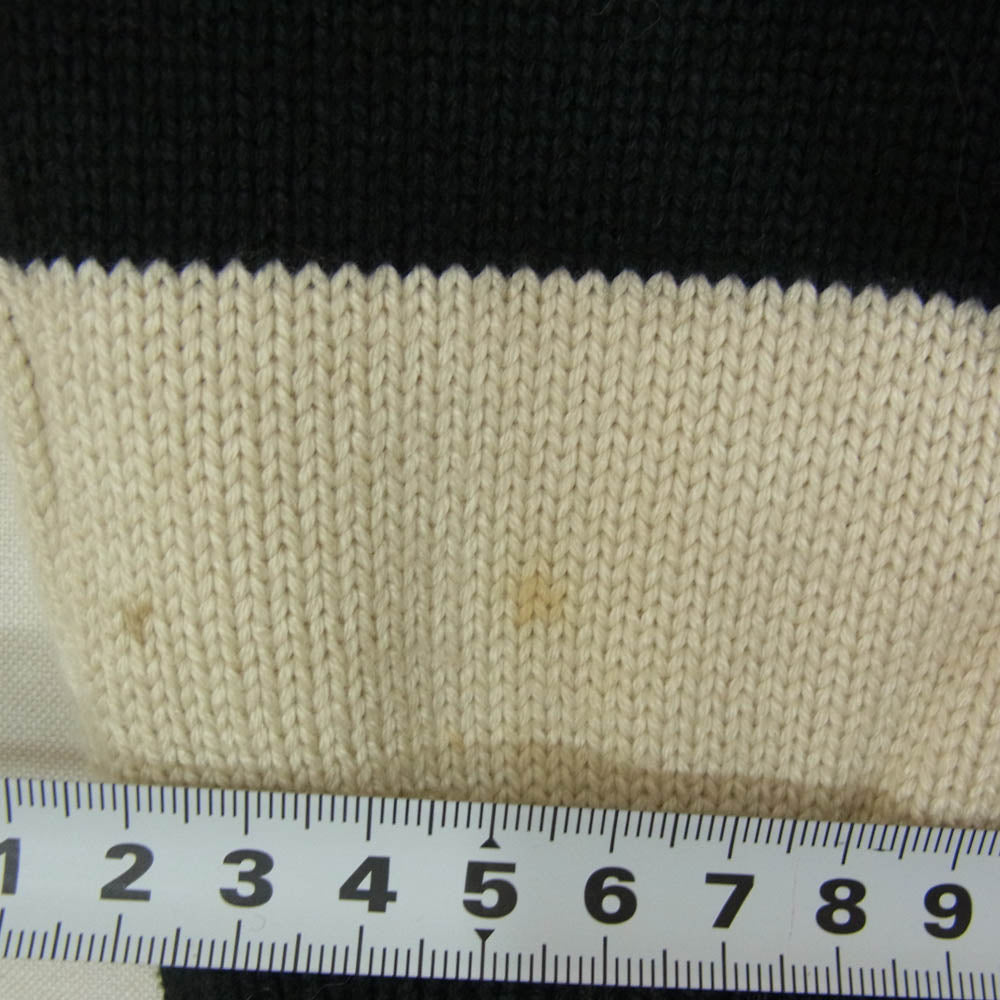 WESTRIDE ウエストライド ボーダー ニット ブラック系 40【中古】