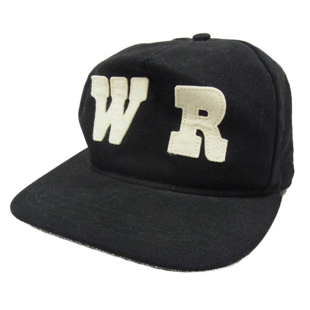 WESTRIDE ウエストライド WR ロゴ ダック地 キャップ ブラック系【中古】