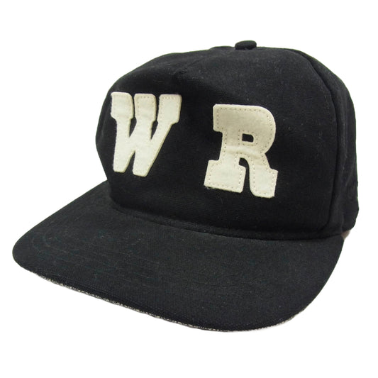 WESTRIDE ウエストライド WR ロゴ ダック地 キャップ ブラック系【中古】