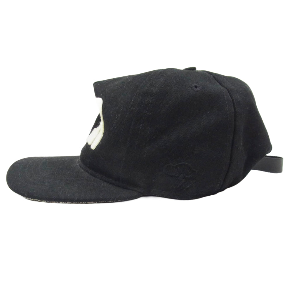 WESTRIDE ウエストライド WR ロゴ ダック地 キャップ ブラック系【中古】