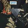 schott ショット HAWAIIAN LS SHIRT TATTOO ハワイアン タトゥー オープンカラー 長袖 シャツ ブラック系 M【中古】