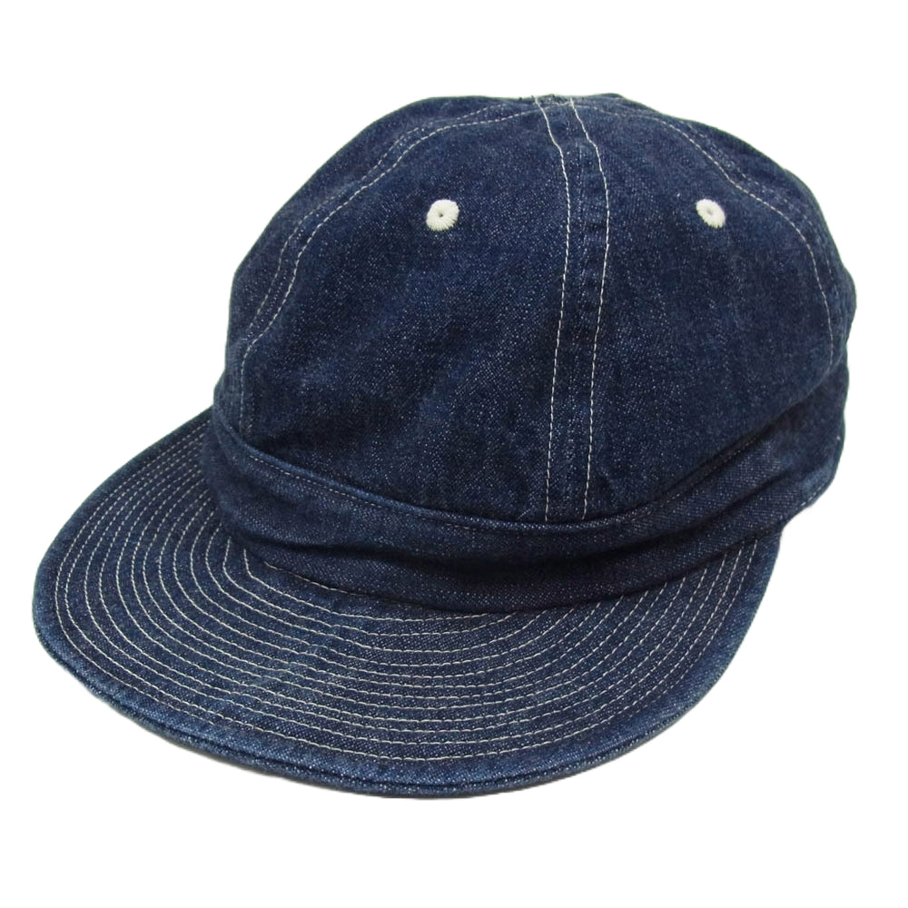 WESTRIDE ウエストライド ARMY CAP アーミー キャップ インディゴ デニム インディゴブルー系【中古】