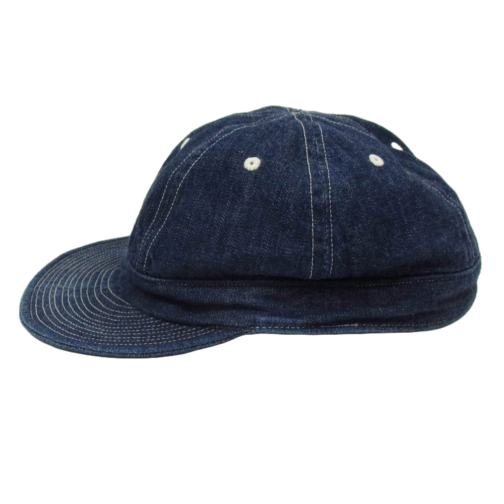 WESTRIDE ウエストライド ARMY CAP アーミー キャップ インディゴ デニム インディゴブルー系【中古】