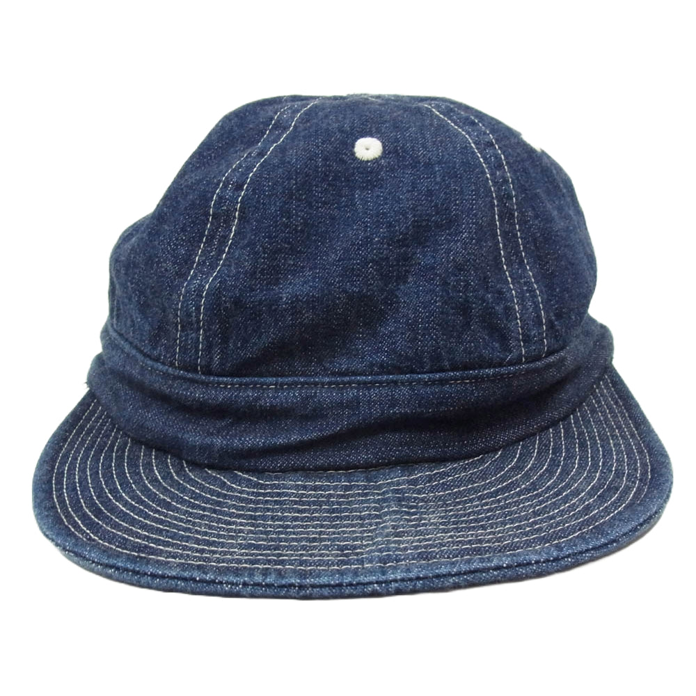WESTRIDE ウエストライド ARMY CAP アーミー キャップ インディゴ デニム インディゴブルー系【中古】