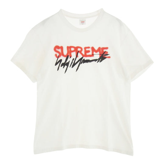 Supreme シュプリーム 20AW Yohji Yamamoto Logo Tee ヨウジヤマモト ロゴ 半袖 Tシャツ ホワイト系 M【中古】