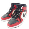 NIKE ナイキ 554724-069 AIR JORDAN 1 MID CHICAGO BLACK TOE エアジョーダン ミッド シカゴ ブラック トゥ ブラック系 レッド系 29cm【中古】