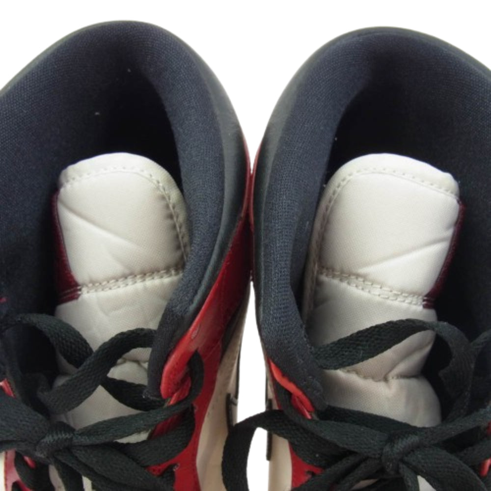 NIKE ナイキ 554724-069 AIR JORDAN 1 MID CHICAGO BLACK TOE エアジョーダン ミッド シカゴ ブラック トゥ ブラック系 レッド系 29cm【中古】