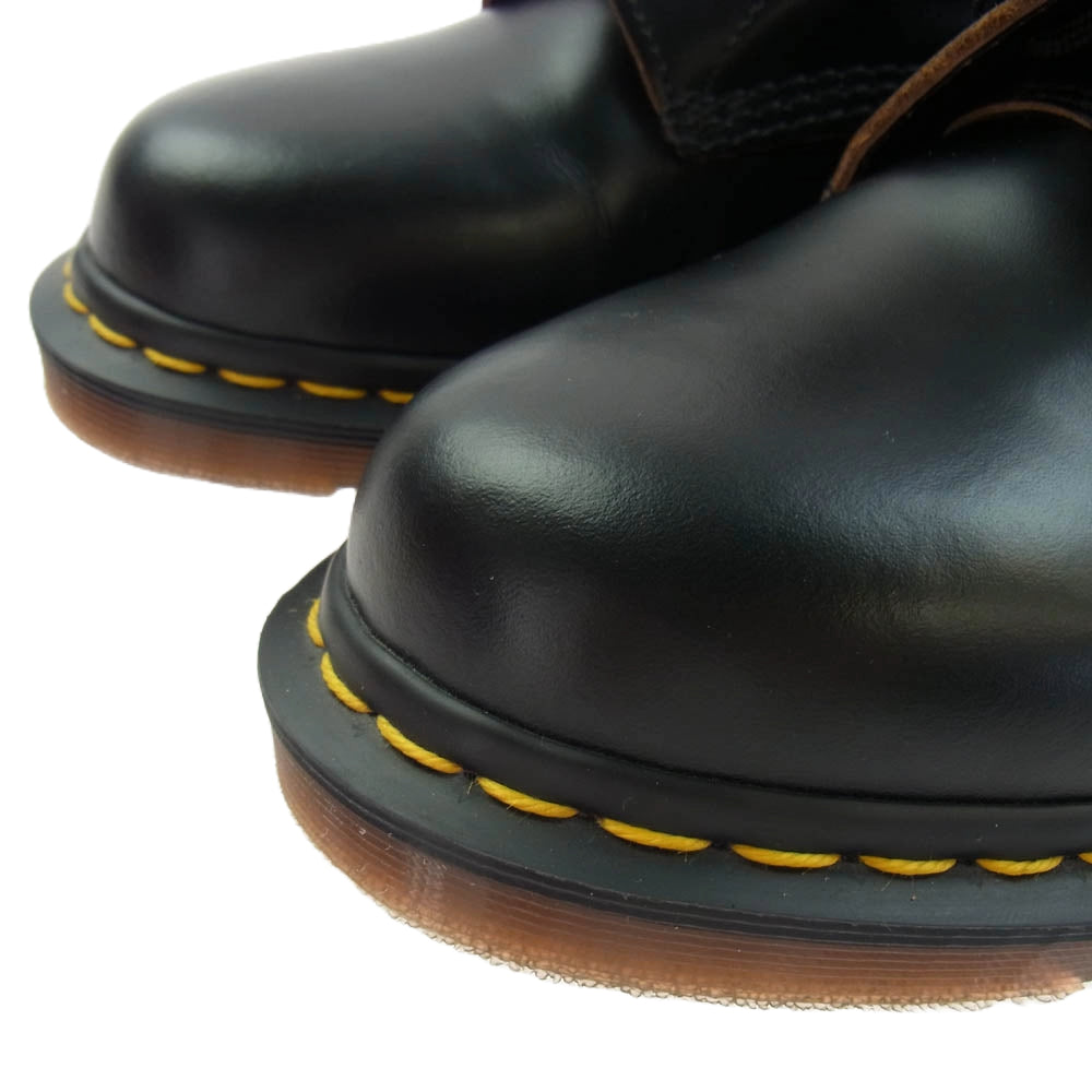 Dr.Martens ドクターマーチン イングランド製 8ホール ブーツ ブラック系 9【美品】【中古】
