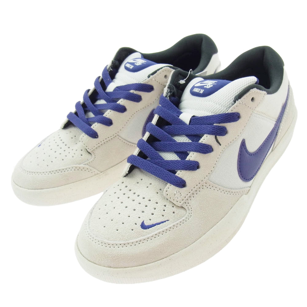 NIKE ナイキ DV5477-006 SB Force 58 Phantom/Summit フォース 58 ローカット スニーカー グレー系 パープル系 26.5cm【新古品】【未使用】【中古】