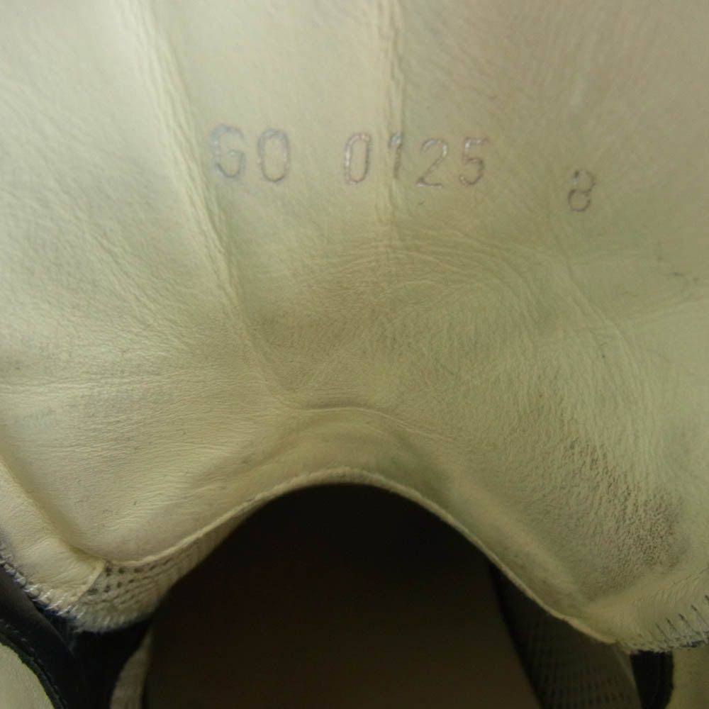 LOUIS VUITTON ルイ・ヴィトン ベルクロ スエード ハイカット スニーカー ネイビー系 8【中古】