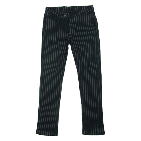 HYSTERIC GLAMOUR ヒステリックグラマー ストライプ パンツ レーヨン シルク 日本製 ブラック系 グレー系 S【中古】