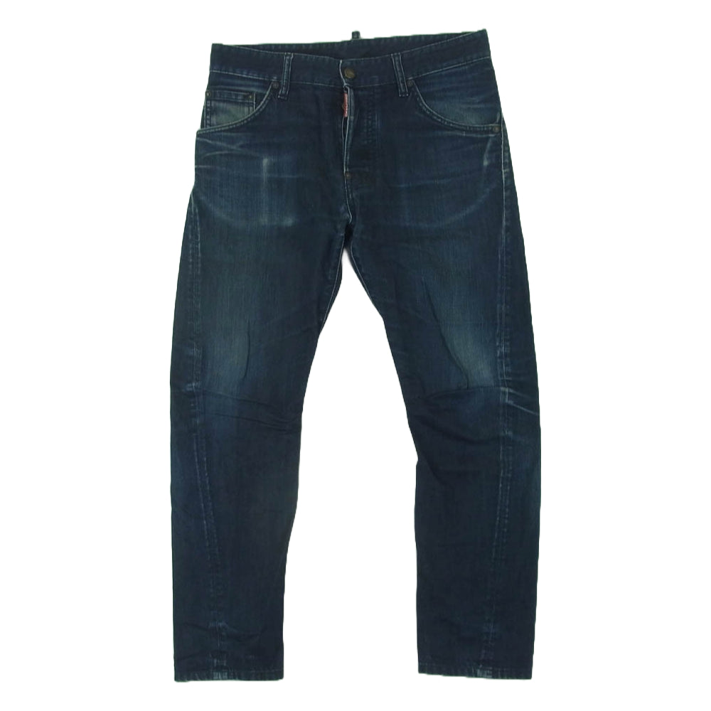 DSQUARED2 ディースクエアード S74LA0564 ボタンフライ デニム パンツ イタリア製 インディゴブルー系 44【中古】