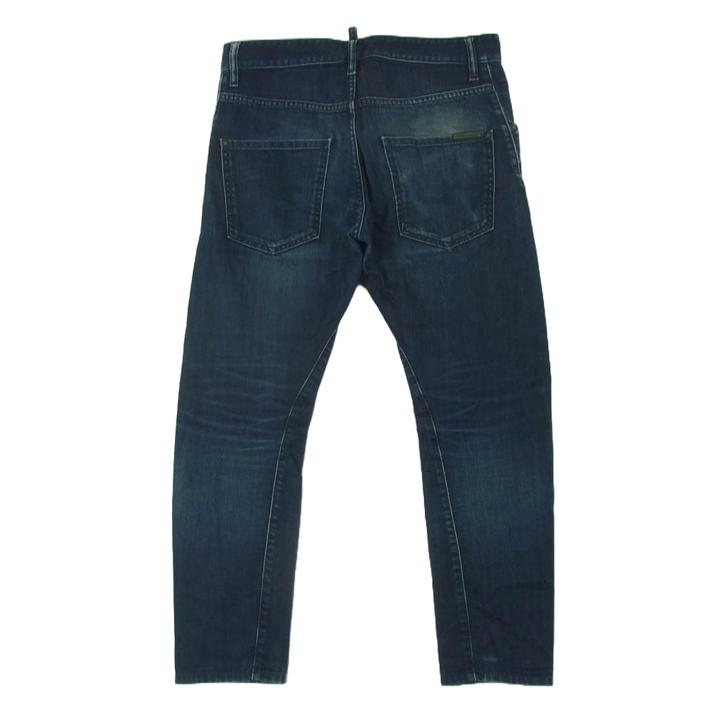 DSQUARED2 ディースクエアード S74LA0564 ボタンフライ デニム パンツ イタリア製 インディゴブルー系 44【中古】