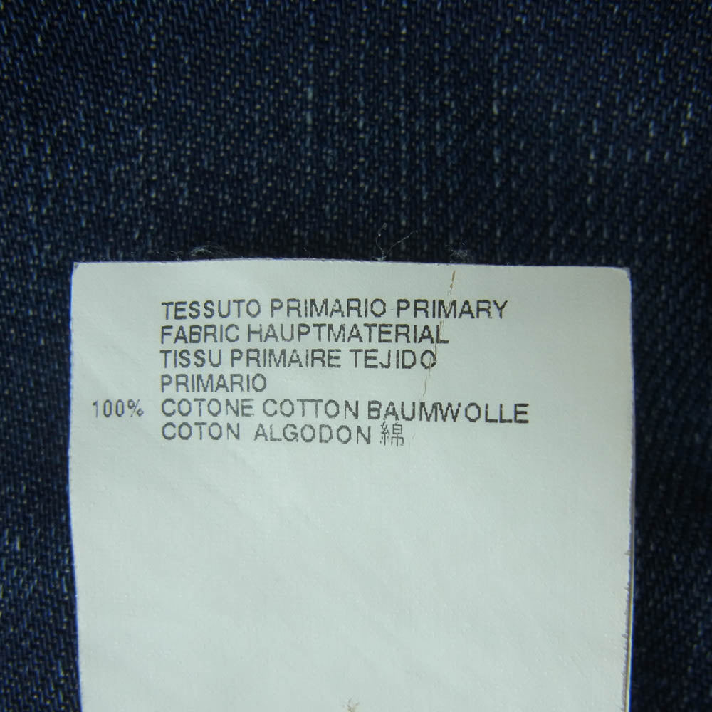 DSQUARED2 ディースクエアード S74LA0564 ボタンフライ デニム パンツ イタリア製 インディゴブルー系 44【中古】