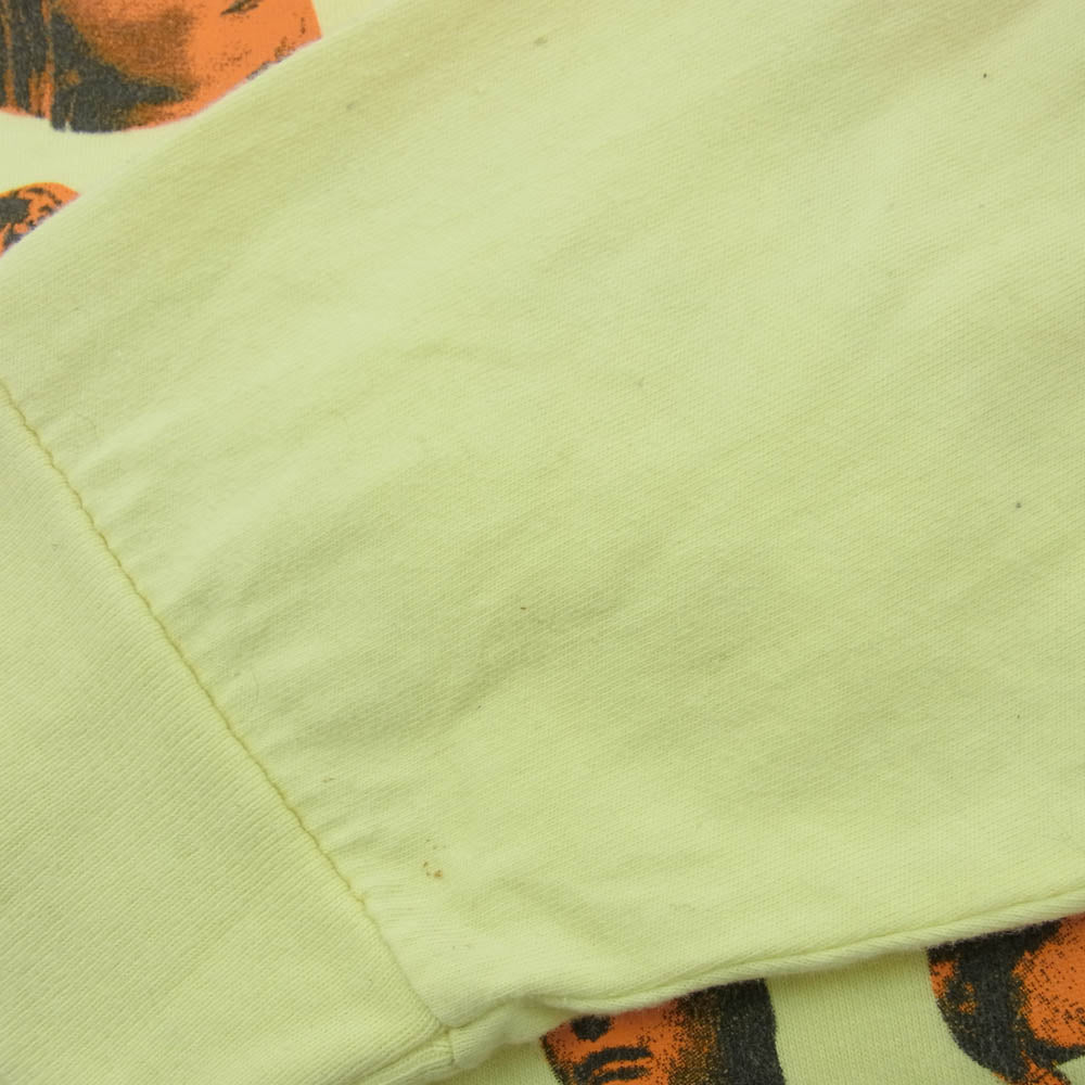 Supreme シュプリーム 19AW Faces LS Tee フェイス 長袖 Tシャツ イエロー系 XL【中古】