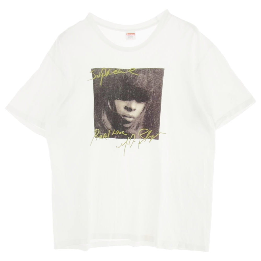 Supreme シュプリーム 19AW Mary J Blige Tee メアリー ブライジ 半袖 Tシャツ ホワイト系 XL【中古】