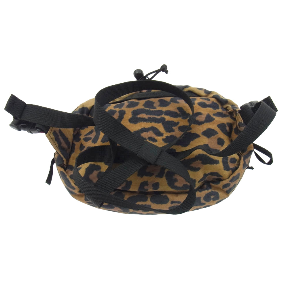 Supreme シュプリーム 20AW CORDURA コーデュラ Waist Bag 2.5L Leopard レオパード ウエスト バッグ ブラウン系 ブラック系【中古】