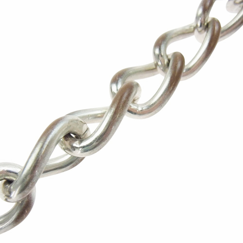 アリクス AAUJW0003OT01 GRY0002 CHAIN NECKLACE W LEATHER DETAILS ネックレス シルバー系【中古】