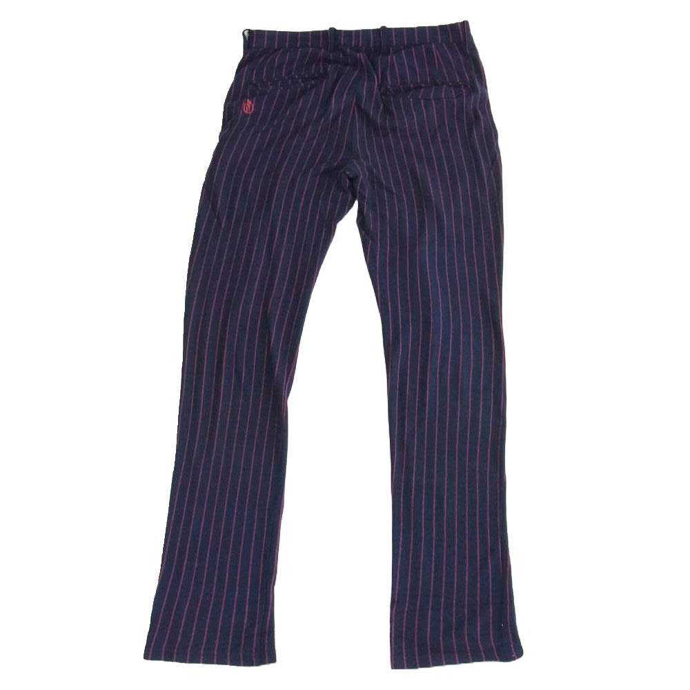 HYSTERIC GLAMOUR ヒステリックグラマー ストライプ セットアップ ネイビー系 上：M　下：S【中古】