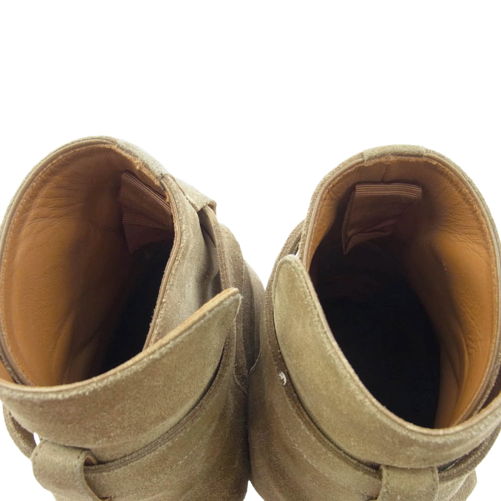SAINT LAURENT サンローラン 498372 BT300 9870 WYATT 30 JODHPUR BOOTS ワイアット ジョッパーズ アンクル ブーツ ライトブラウン系 41.5【中古】