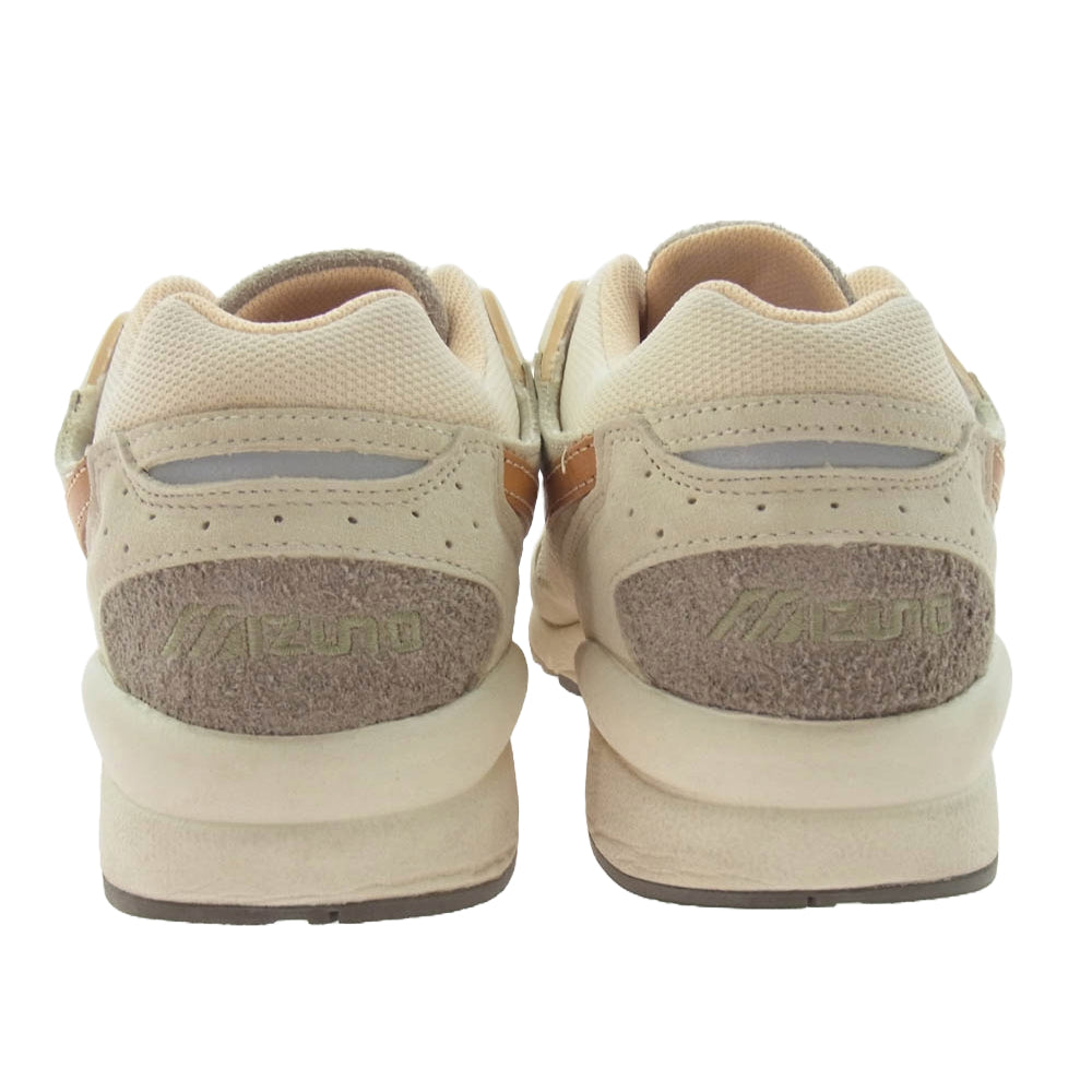 Mizuno ミズノ D1GG240201 IL BISONTE イルビゾンテ別注 SKY MEDAL スカイ メダル ローカット スニーカー ベージュ系 グレー系 27cm【中古】